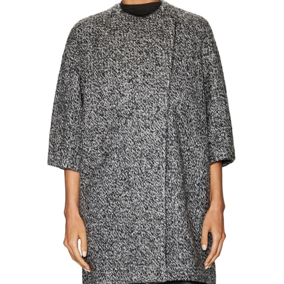 NWT $550 Alice + Olivia 'Roy' Wrap Drop Shoulder Coat in size Small! - Picture 2 of 5